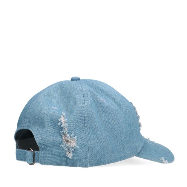Blaue Kappe aus Denim