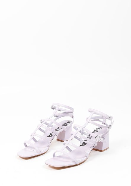 Sandales à talon avec brides - lilas
