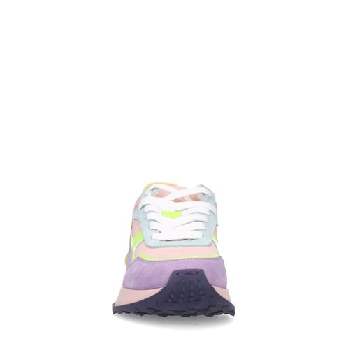 Baskets en daim - multicolore