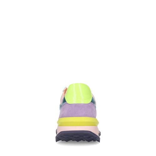 Baskets en daim - multicolore