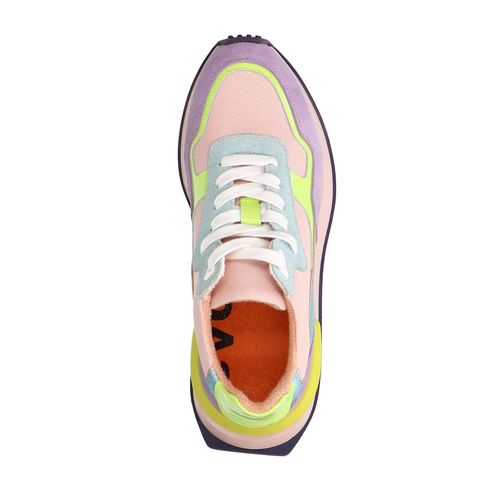 Baskets en daim - multicolore