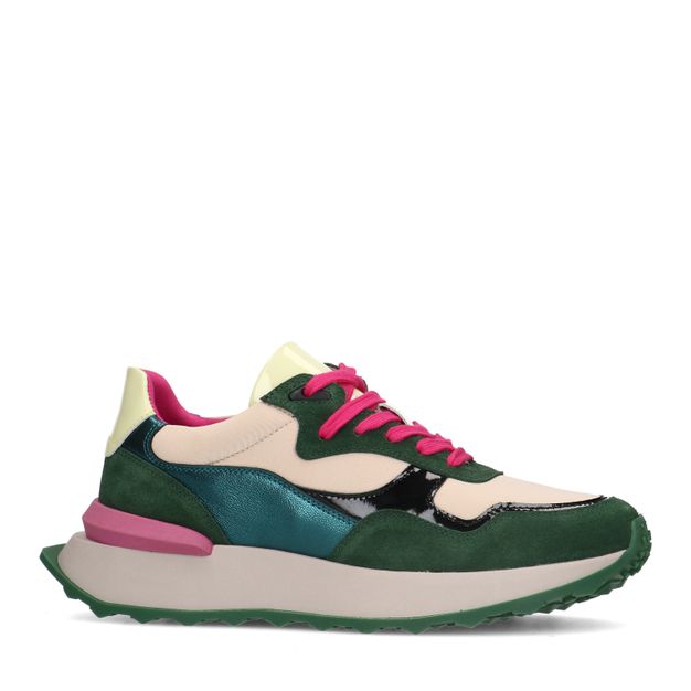 Groene multicolor sneakers