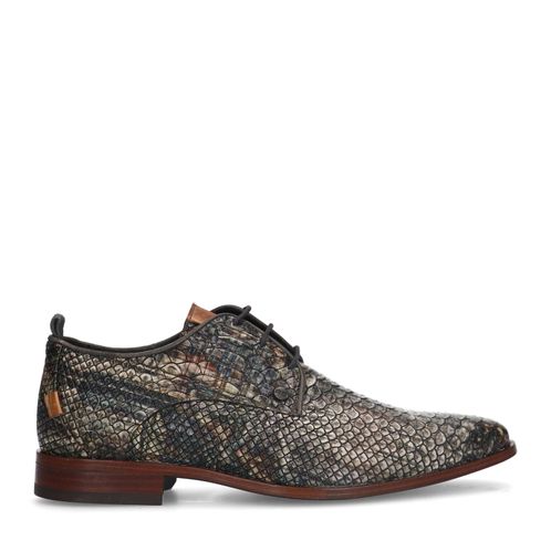 REHAB Greg Wood Chaussures à lacets - gris foncé