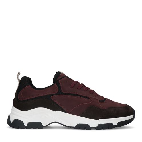 Bordeaux nubuck sneakers