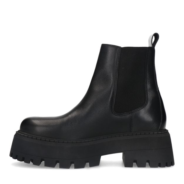 Chelsea boots à plateforme - noir