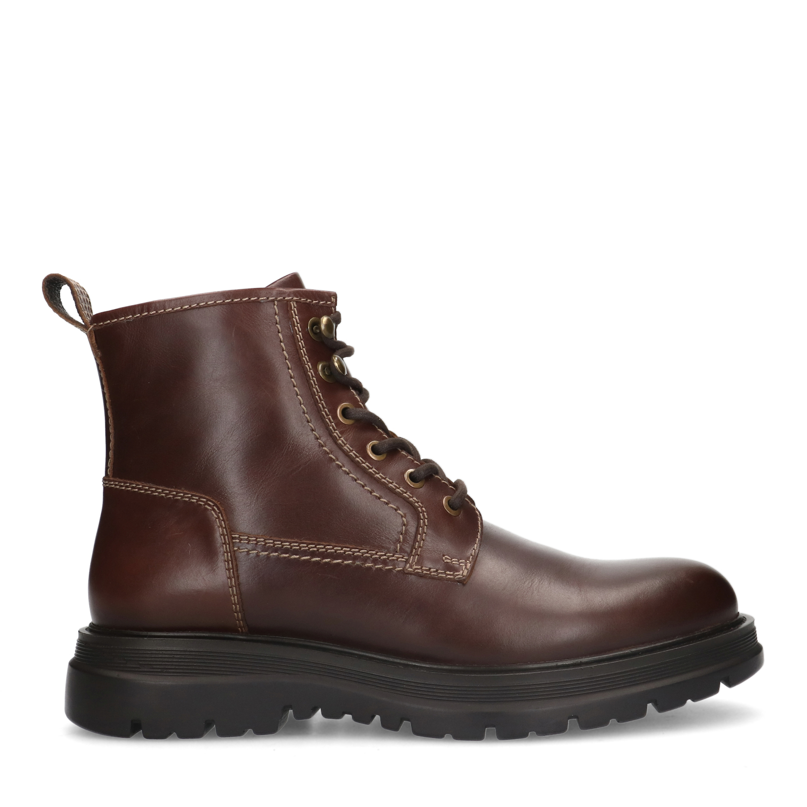 Bottines cuir online bordeaux