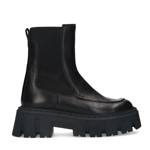 Zwarte chunky chelsea boots