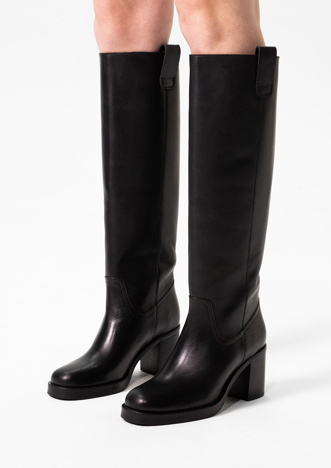 Bottes cuir talon online