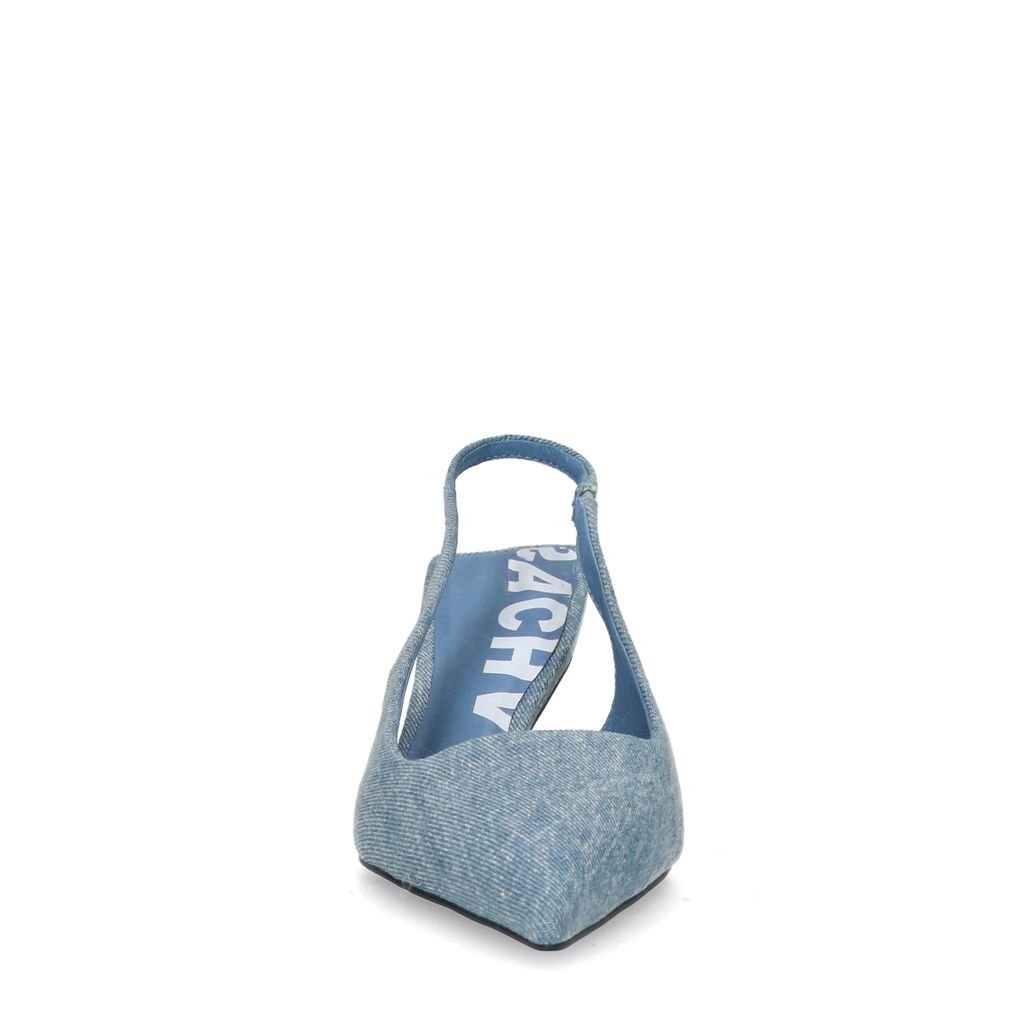 Escarpins slingback denim