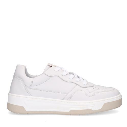 Witte leren sneakers