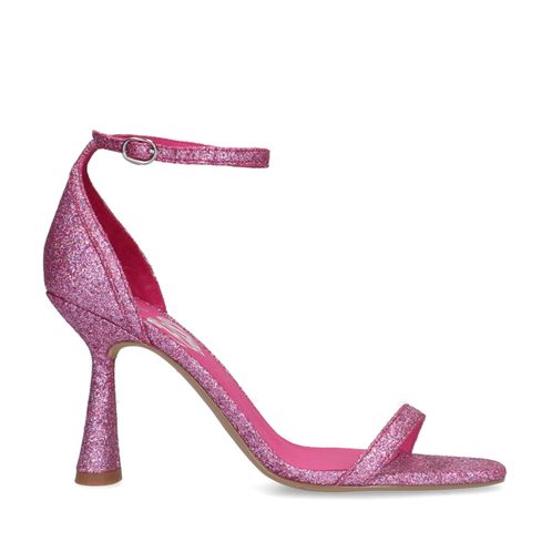 Sacha x Tessa van Montfoort rosa Glitzerpumps