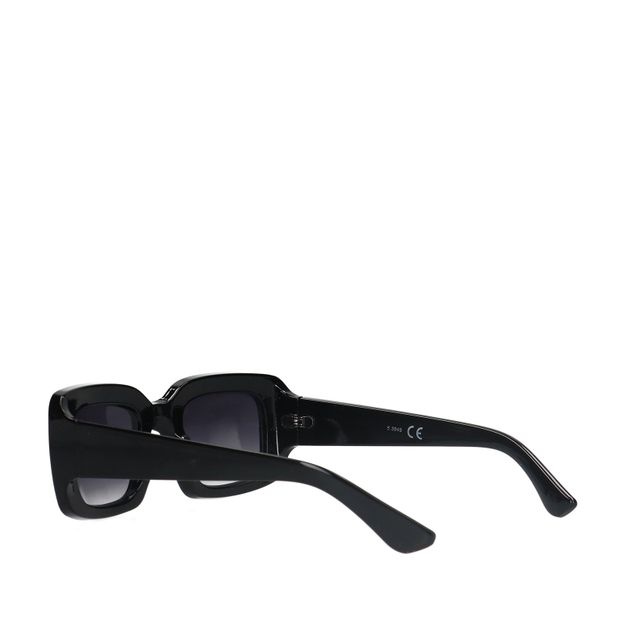 Eckige schwarze Sonnenbrille