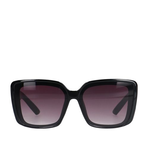 Eckige schwarze Cateye-Sonnenbrille