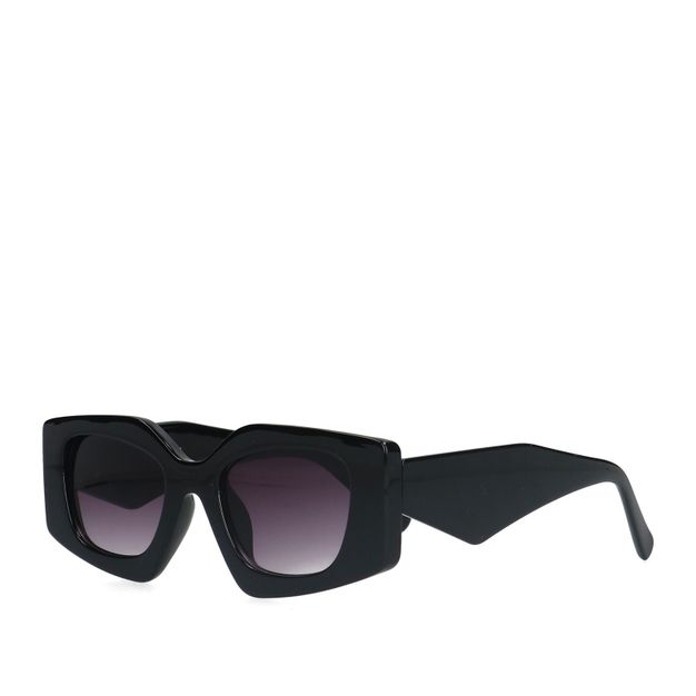 Schwarze Retro-Sonnenbrille