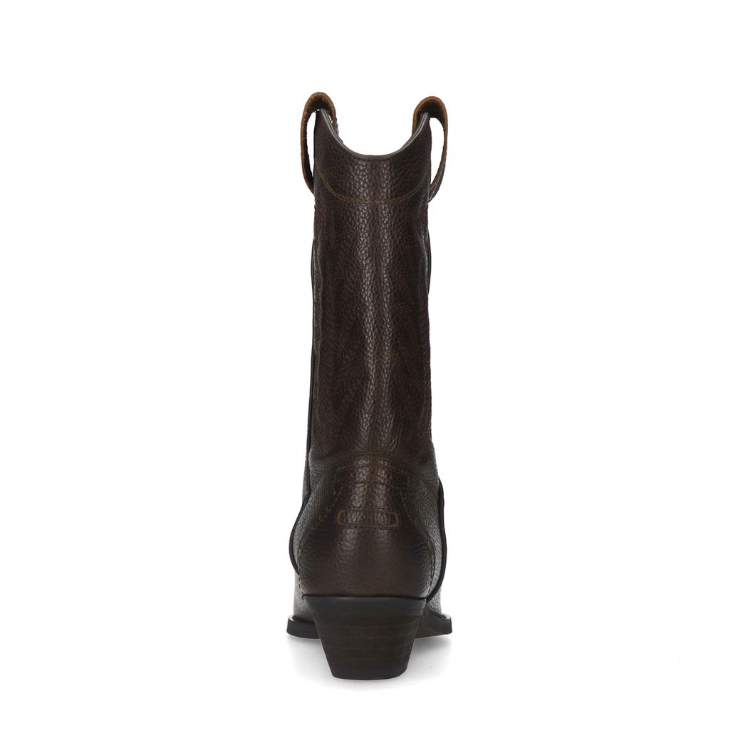 Braune Western Boots aus Leder