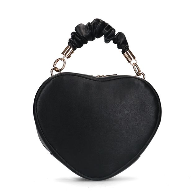 Sacha x Tessa van Montfoort herzförmige schwarze Tasche