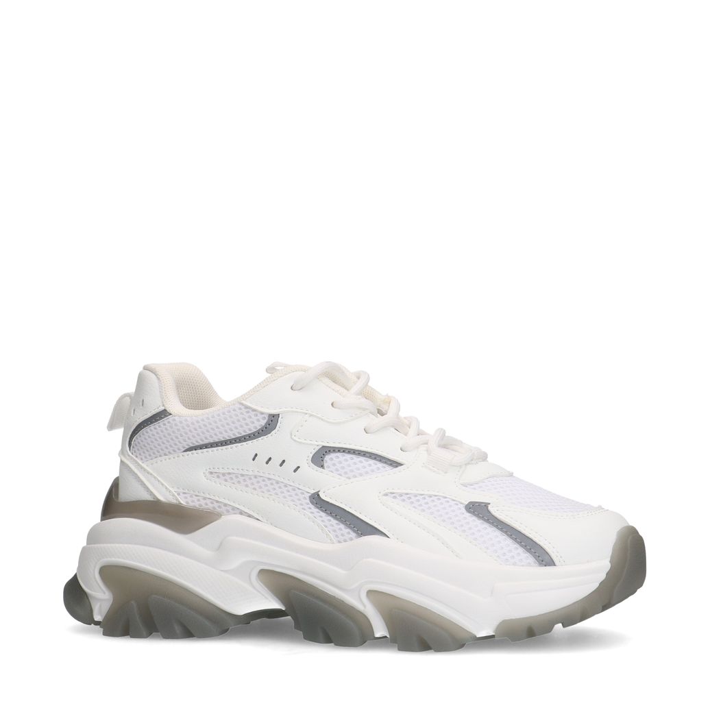 Baskets chunky - blanc