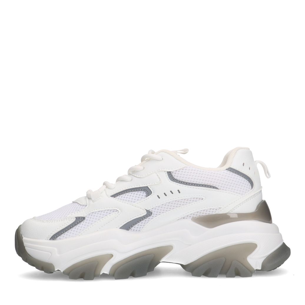 Baskets chunky - blanc