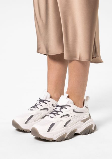 Witte chunky sneakers
