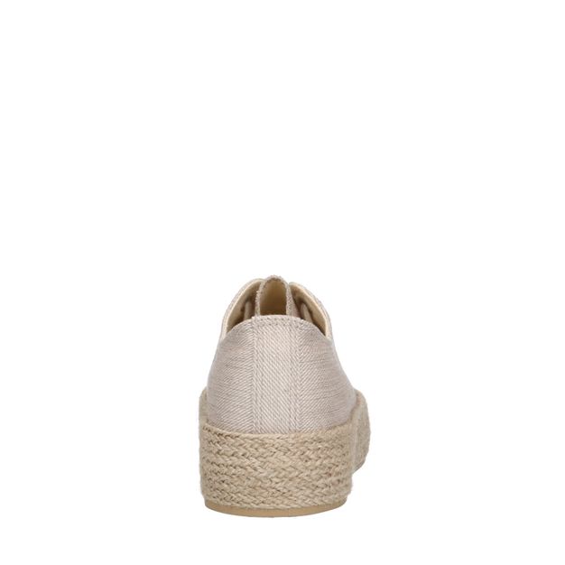 Baskets en toile avec semelle en corde - beige