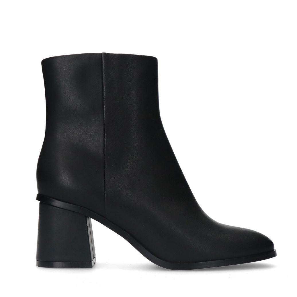 Bottines à talon cubain - noir