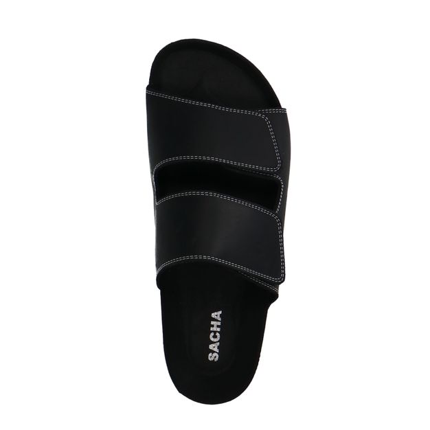Zwarte nubuck slippers