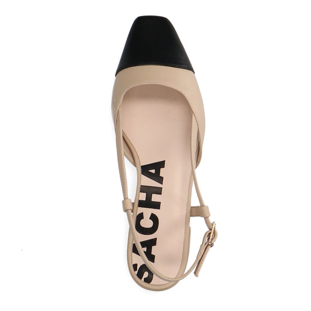 Slingbacks - beige