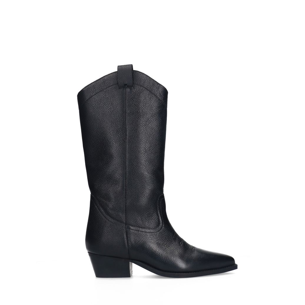 Santiags en cuir - noir