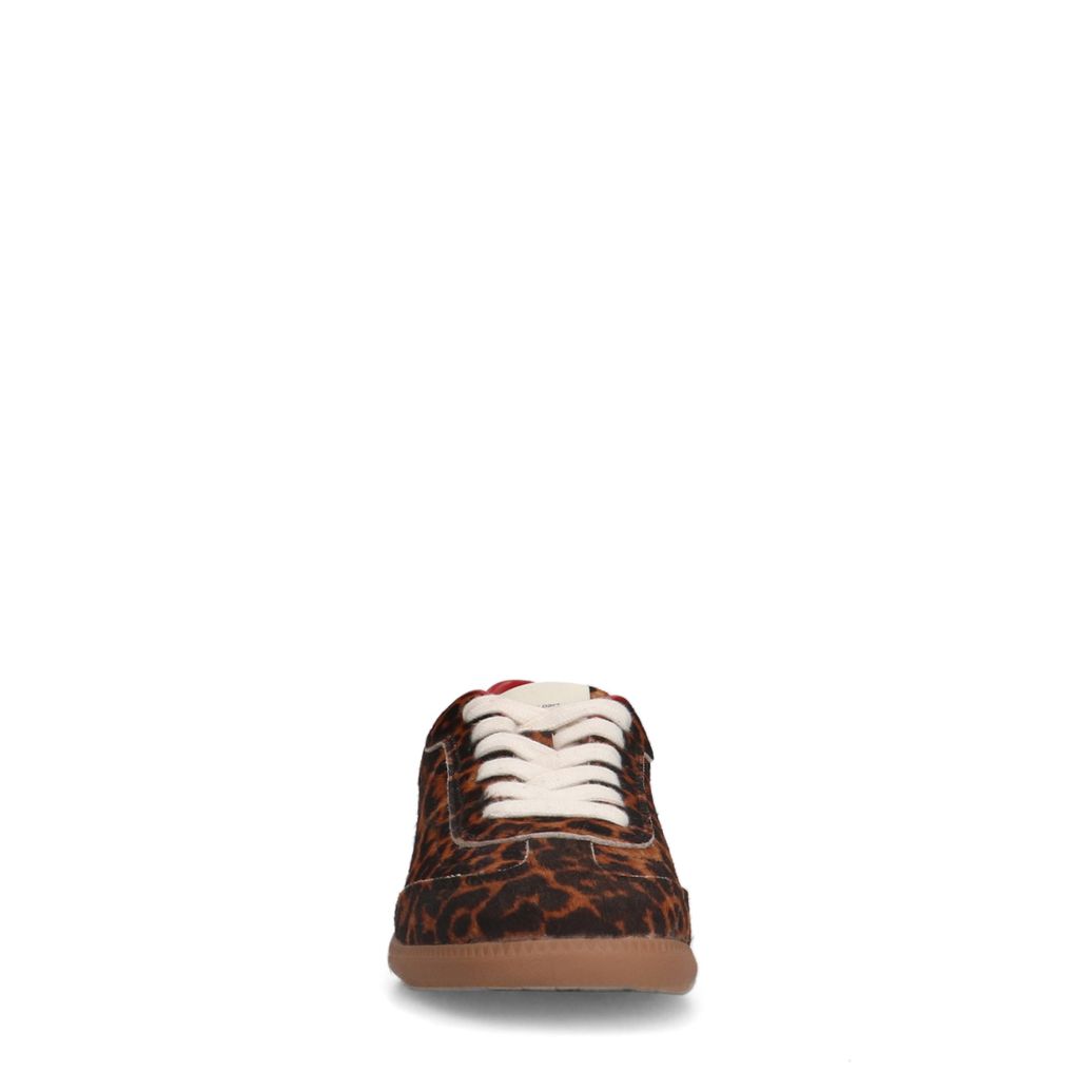 Leopard leren sneakers