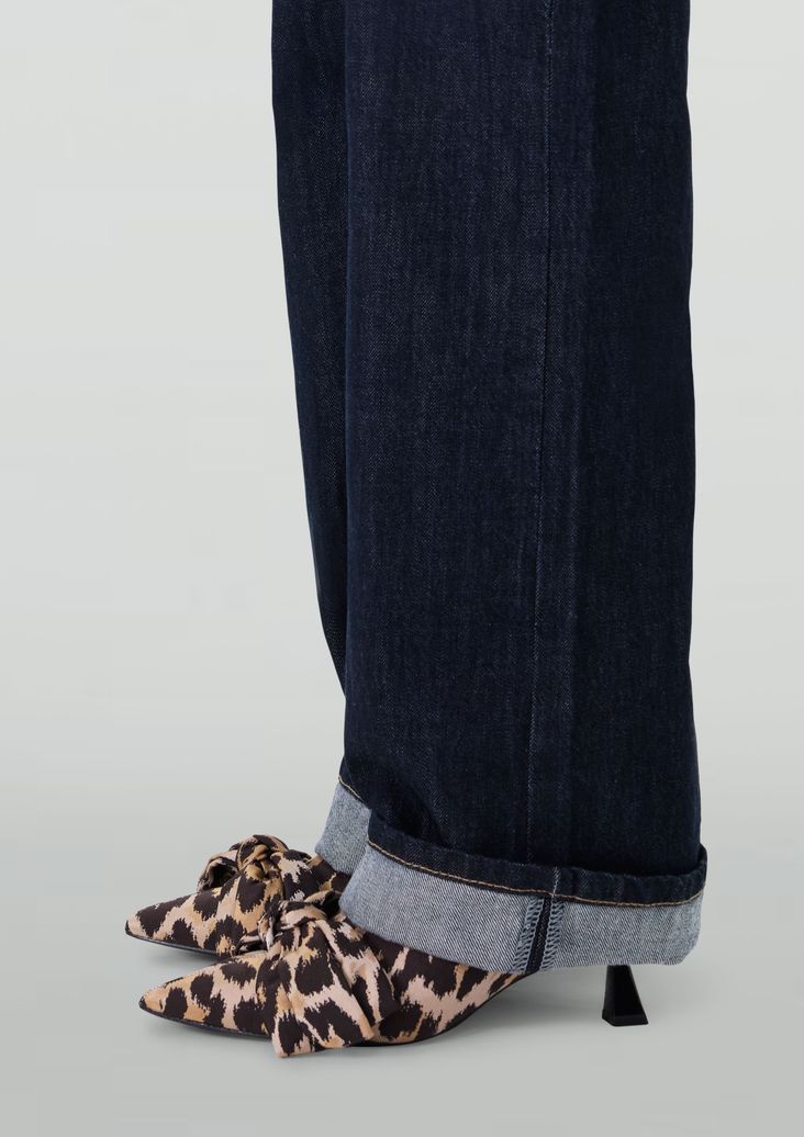Bottines léopard à talon