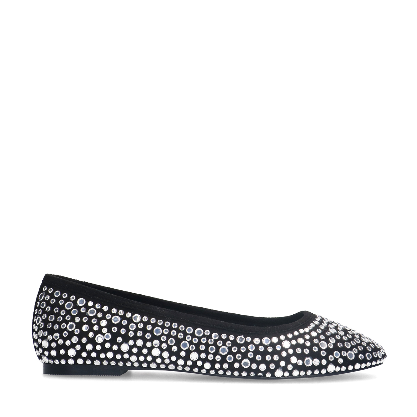 Zwarte ballerina's met studs Ballerina's Sacha Sacha