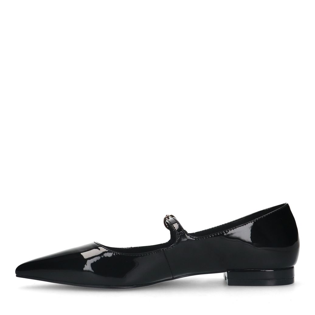 Zwarte lak ballerina's
