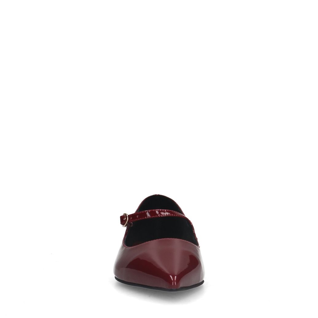 Bordeaux rode lak ballerina's