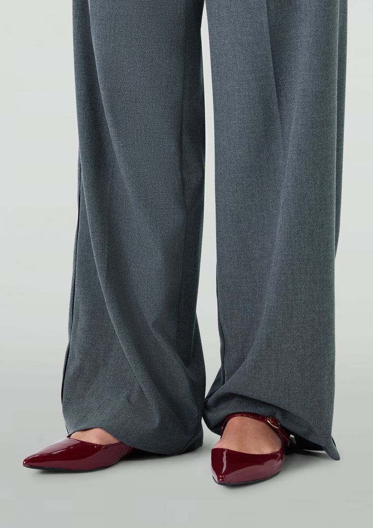 Ballerines vernies - rouge