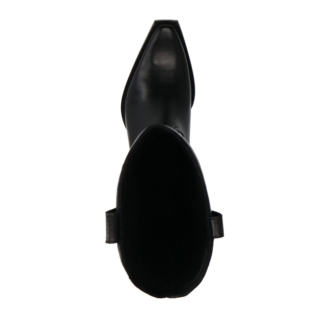 Santiags en cuir - noir