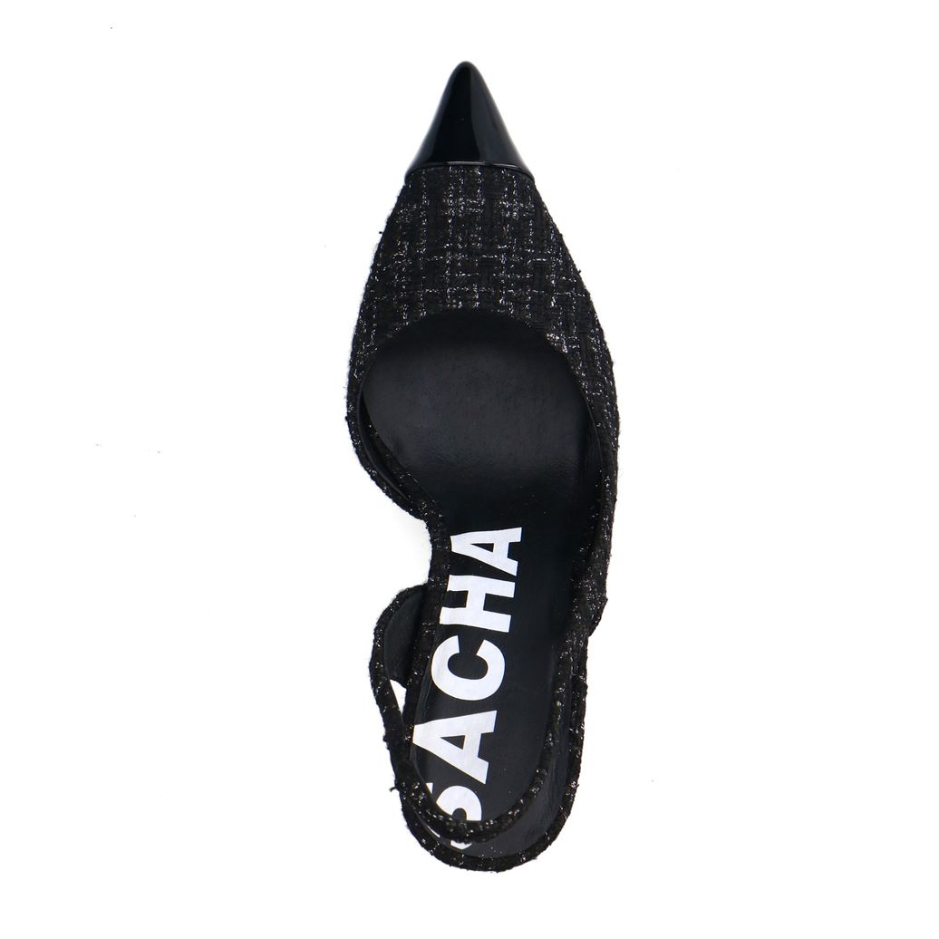 Schwarze Slingbackpumps