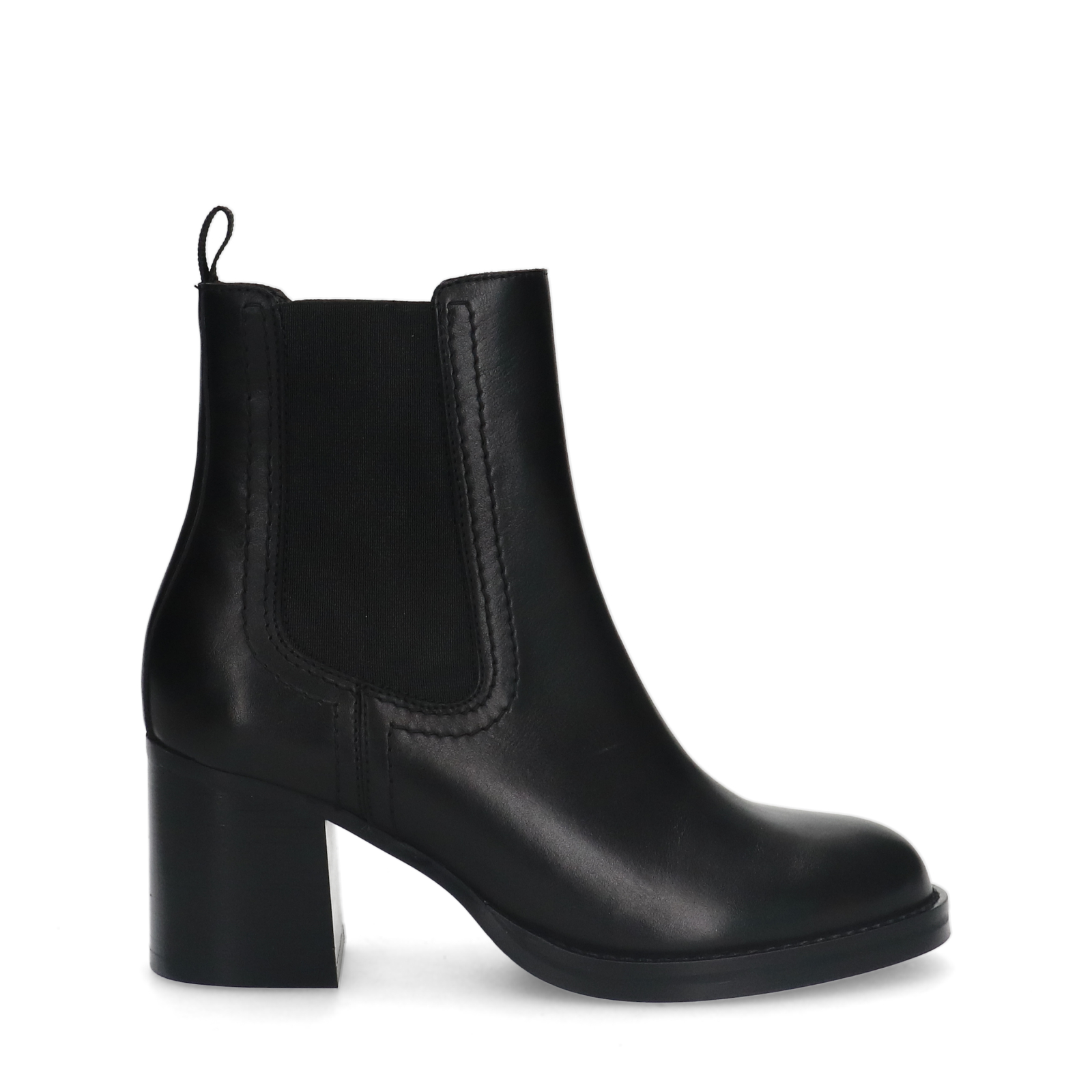 Blockabsatz Stiefeletten Spitz Flach Ankle Boots Stiefelette