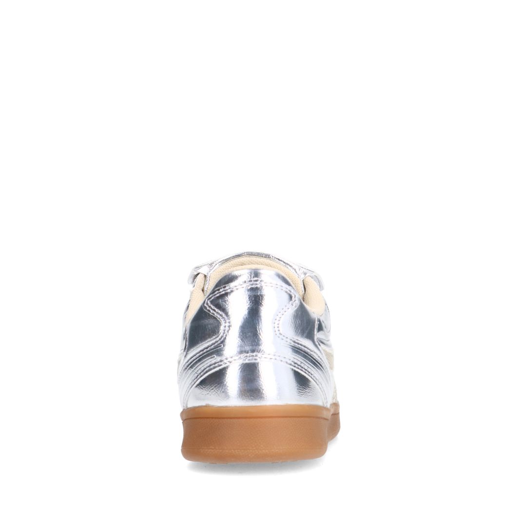 Zilveren metallic sneakers