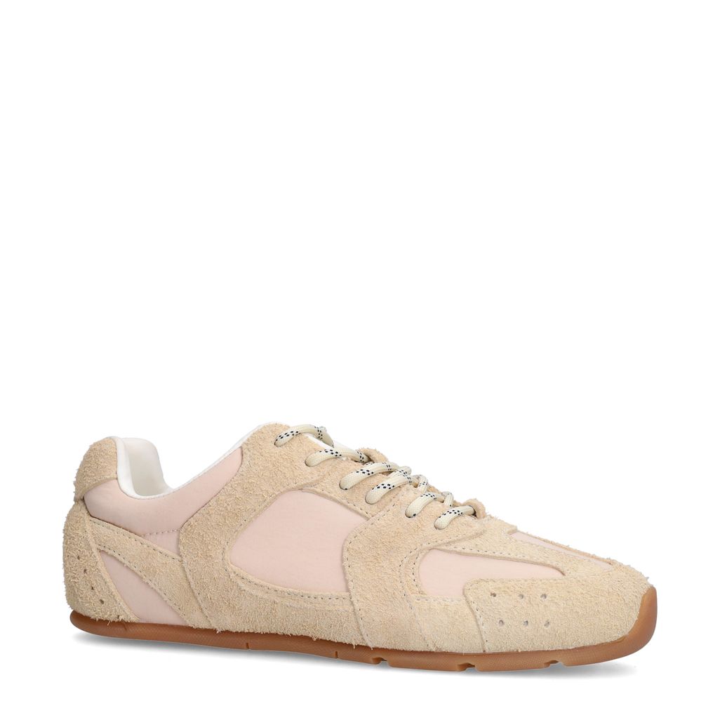 Beige suède sneakers