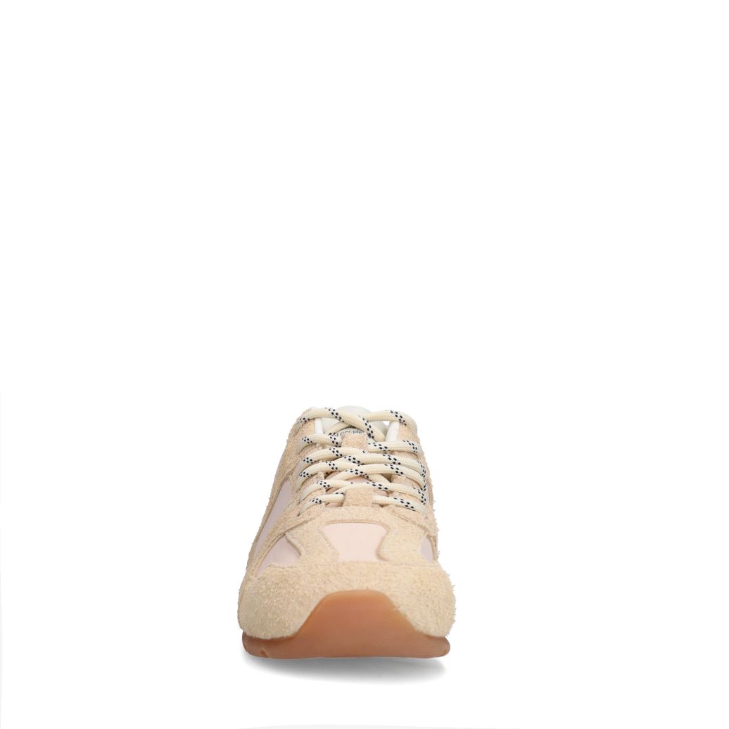 Beige suède sneakers