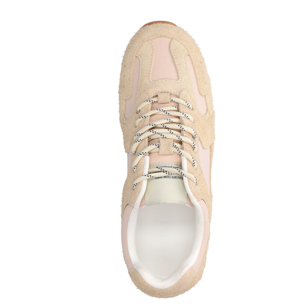 Beige suède sneakers