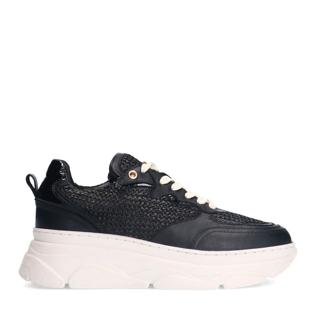Baskets en cuir - noir