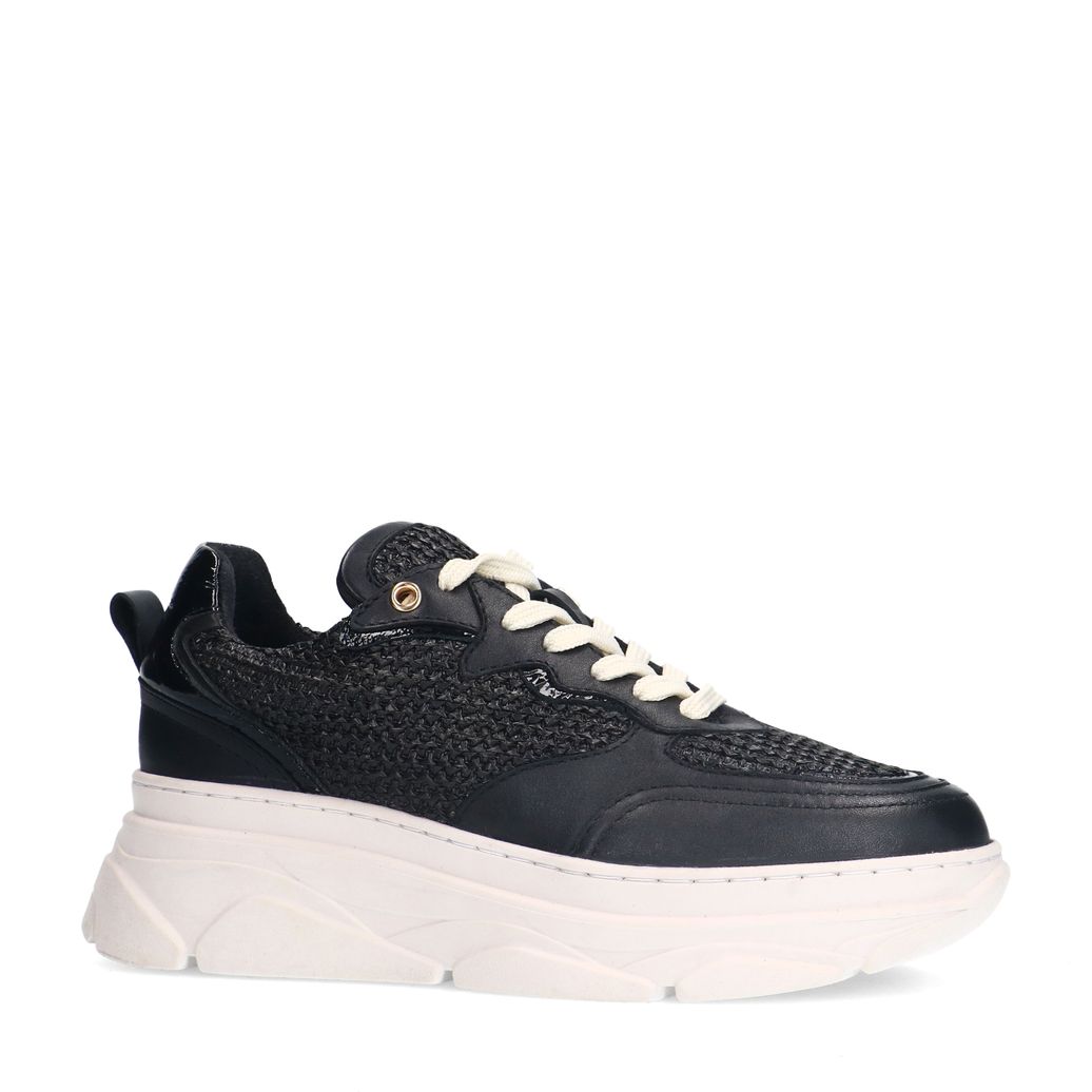 Baskets en cuir - noir
