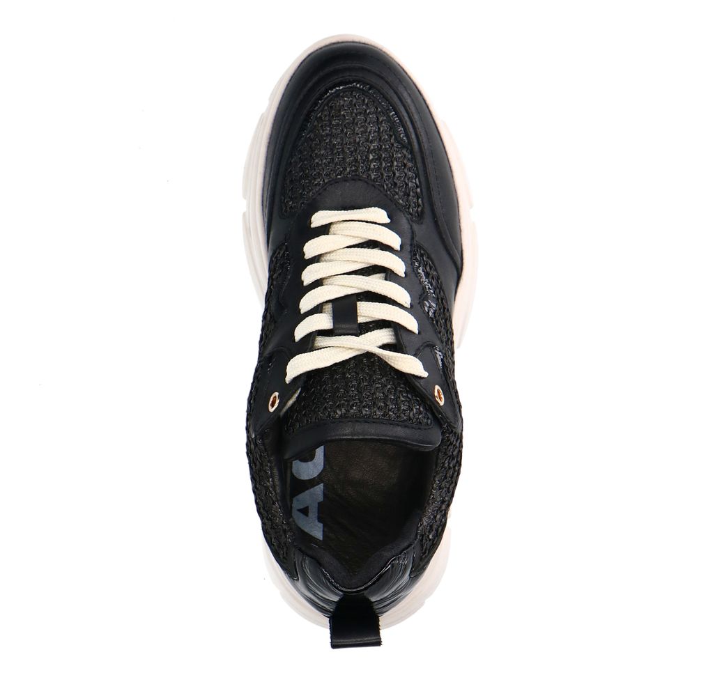 Baskets en cuir - noir