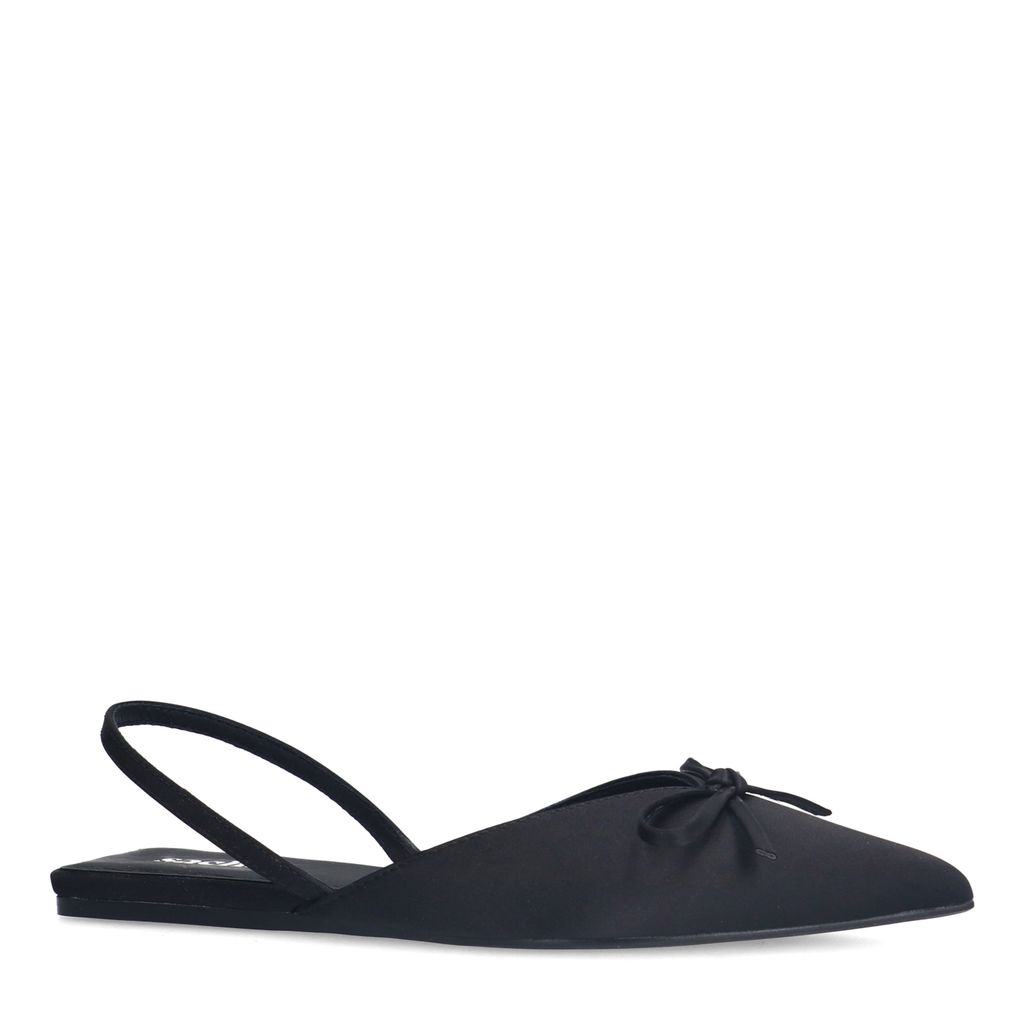 Slingbacks avec nœud - noir