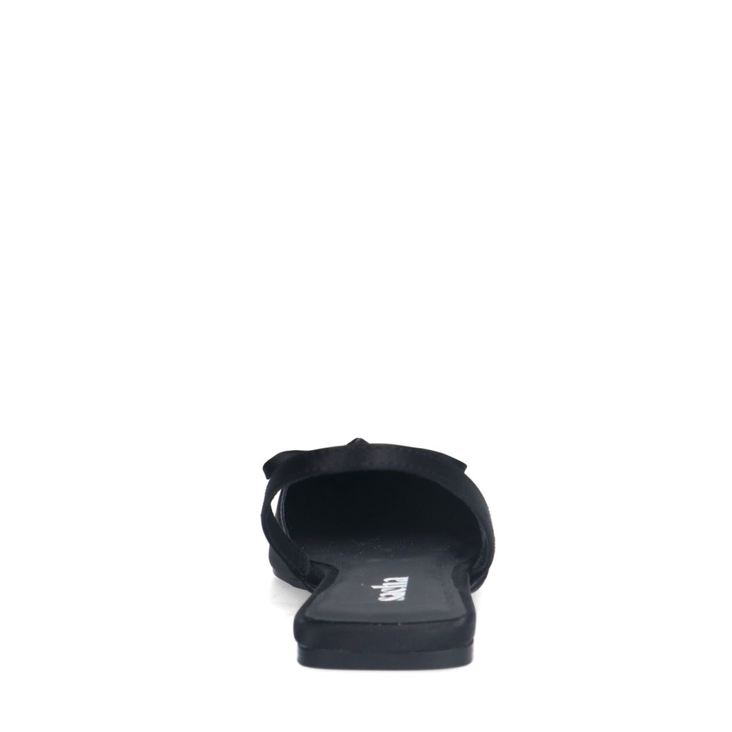 Slingbacks avec nœud - noir