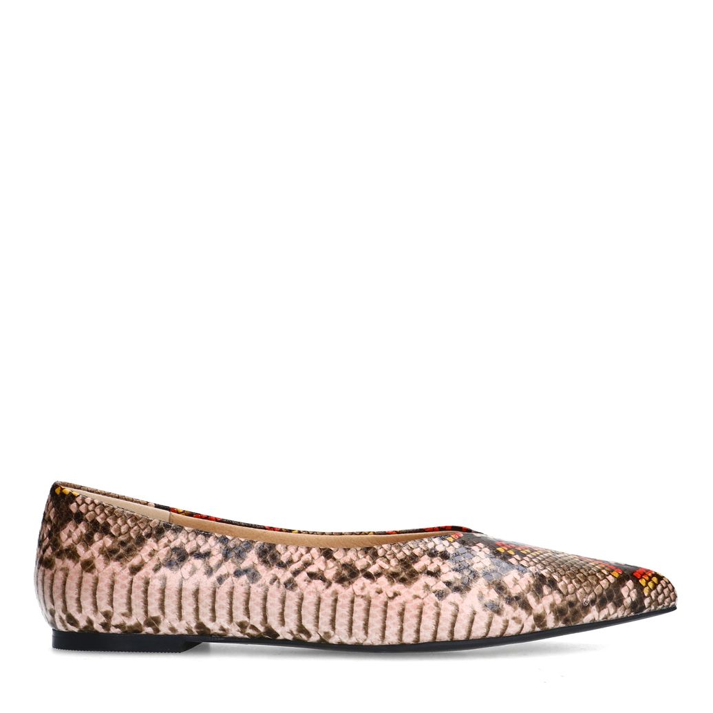 Ballerines avec imprimé serpent