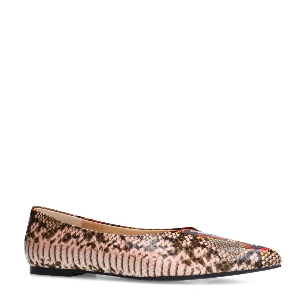 Ballerines avec imprimé serpent