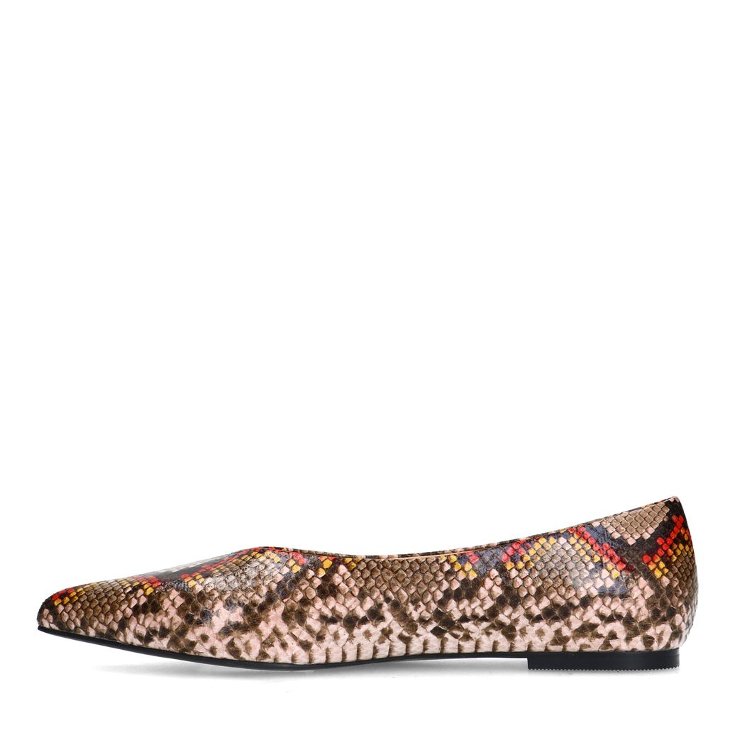 Ballerines avec imprimé serpent