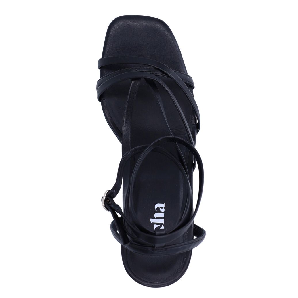 Sandales à talon - noir